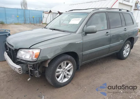 2007 Toyota Highlander Hybrid Limited V6 из США, поврежденный, VIN JTEEW21A670042654